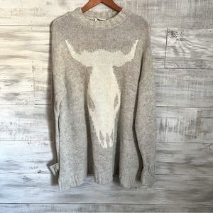 Show Me Your MuMu Gray Fireside Sweater Smokey Bullhead